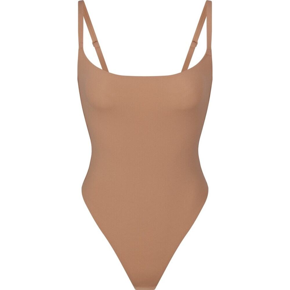 Skims Bodysuit Plus 4X Fits Everybody Adaptive Side Hook Thong Scoop Neck Sienna